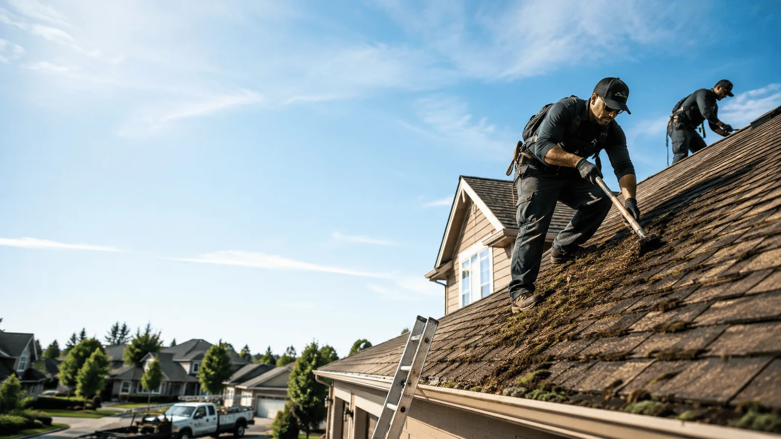 Roof Moss Removal in Elkhart, TX near me